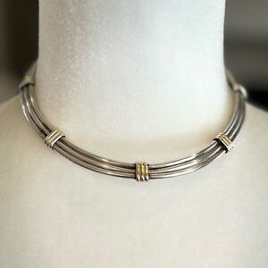 Chic 950 Silver Choker Necklace